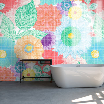 Flower Power Tiles by Miss Lolo