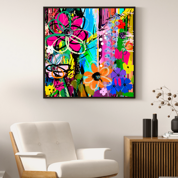 Psycho Daisies Artwork by Miss Lolo