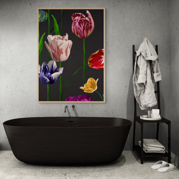 Blooming Tulips Artwork by Miss Lolo