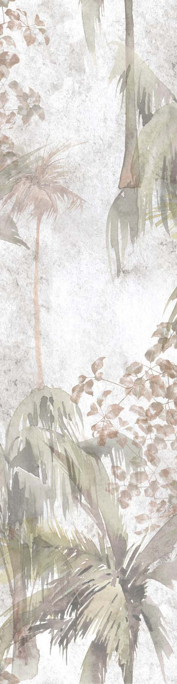 Relax in the Tropics Removable Bathroom Wallpaper