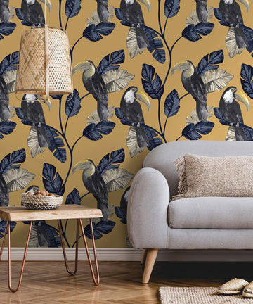 Amazonia Toucan Wallpaper by Aspiring Walls