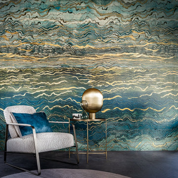 Azurite Panel by Casamance