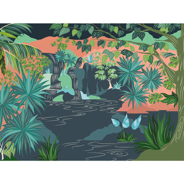 Tropical Falls Panel by Casadeco