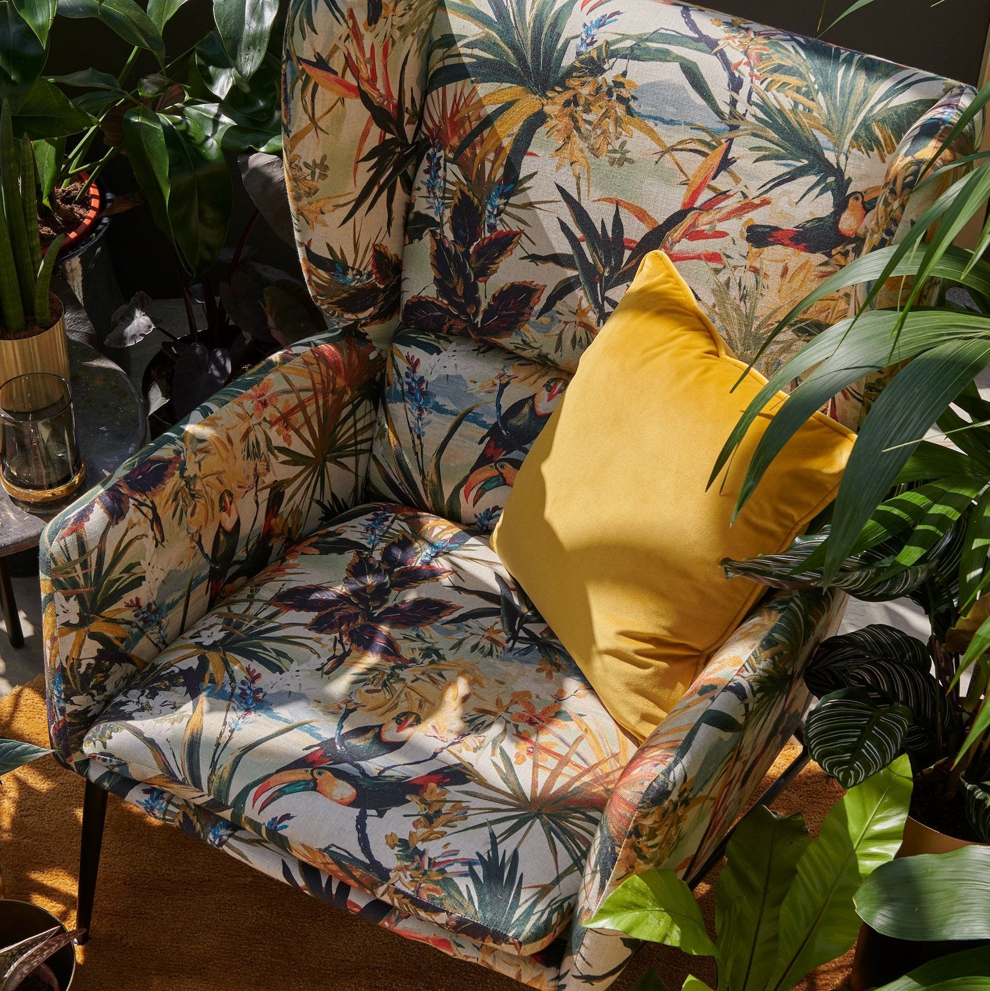 Toucan Fabric by Clarke & Clarke