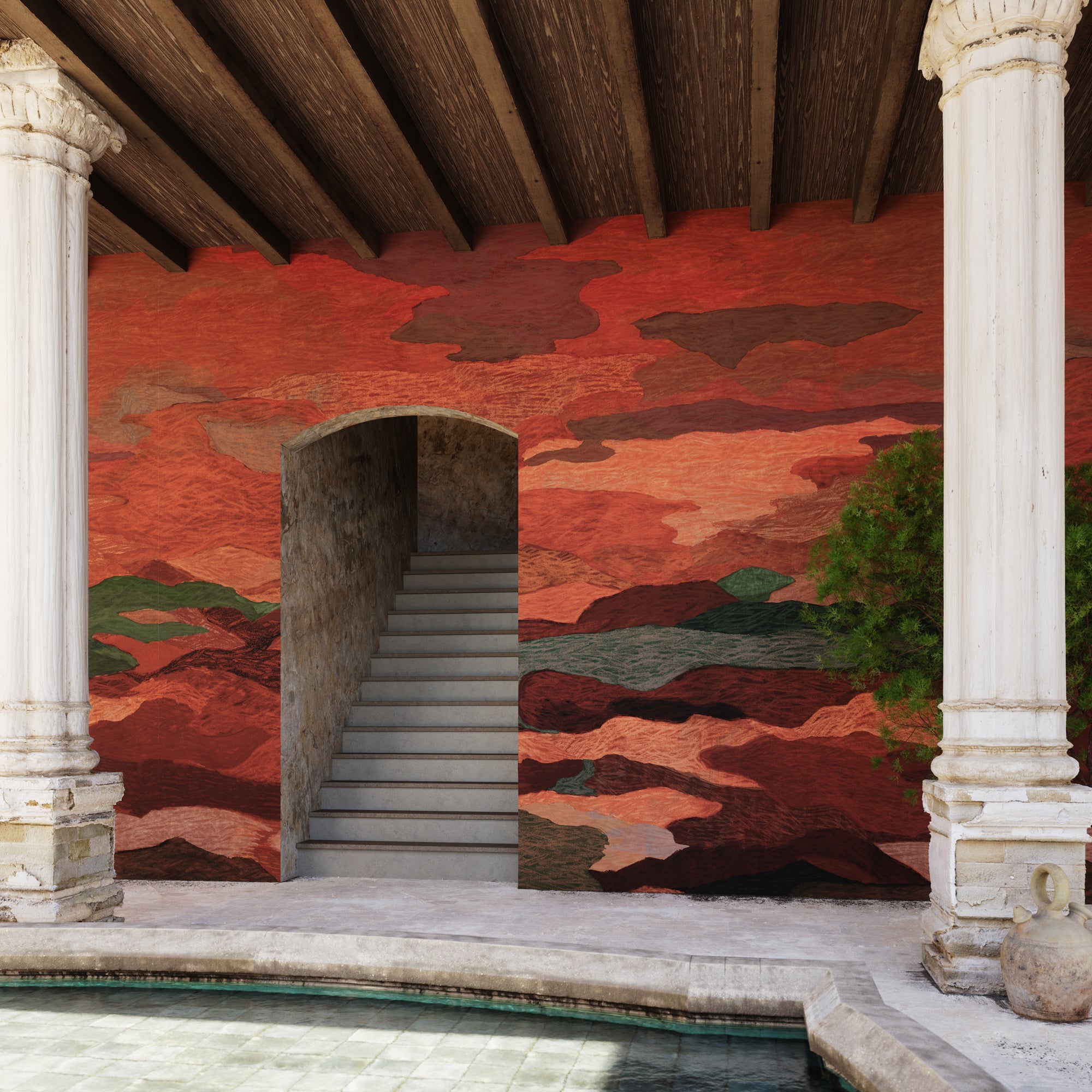 Wadi Wallpanel by Fischbacher