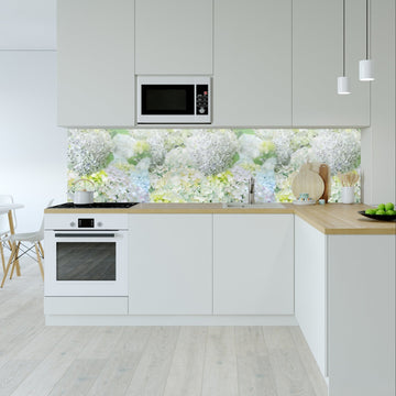 Happy Hydrangeas splashback