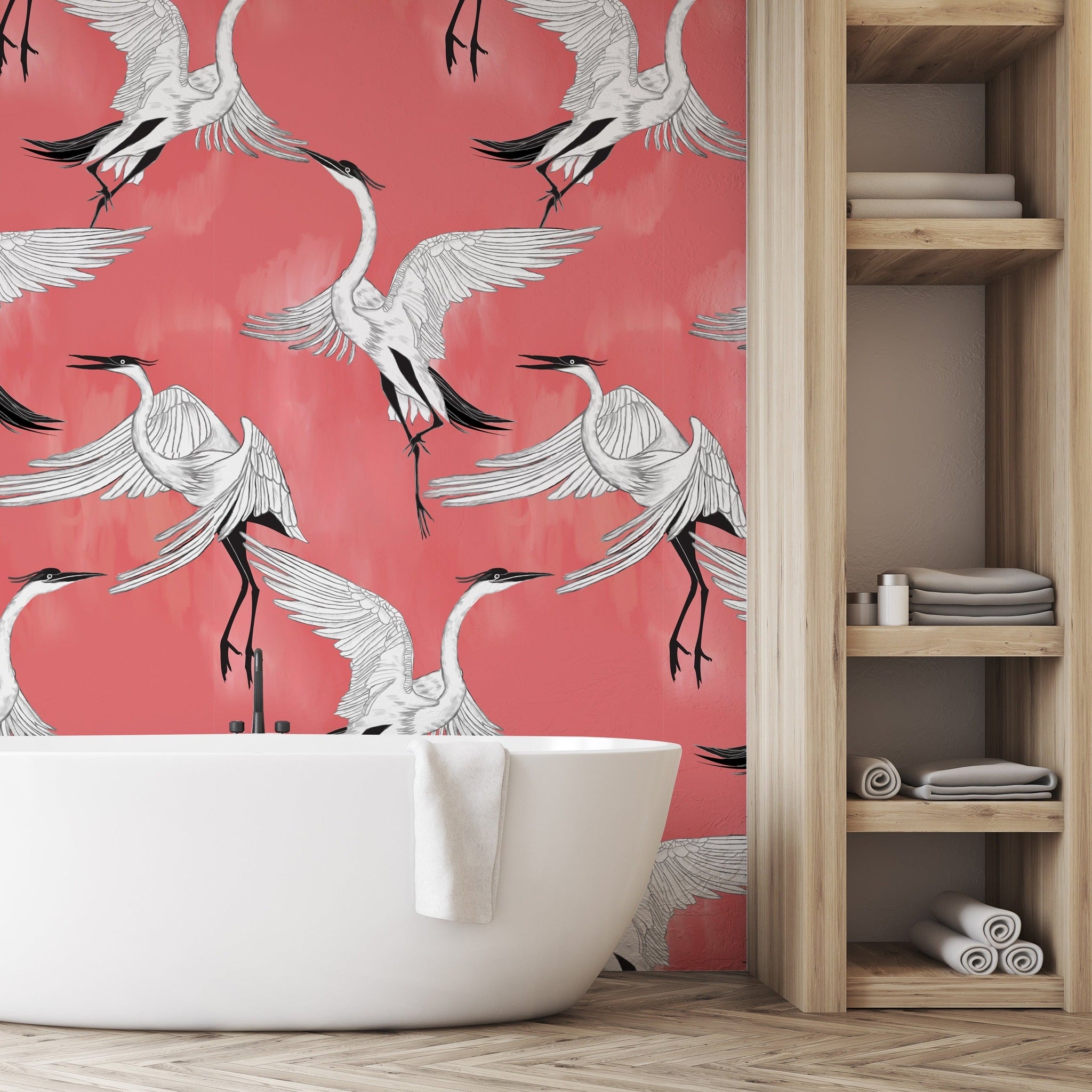 Herons Landing Vinyl Wallpaper