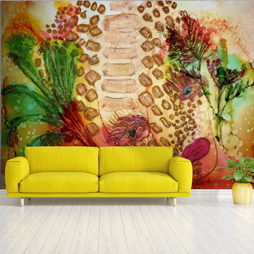 Ophidia wallpanel by Karen Chappelow