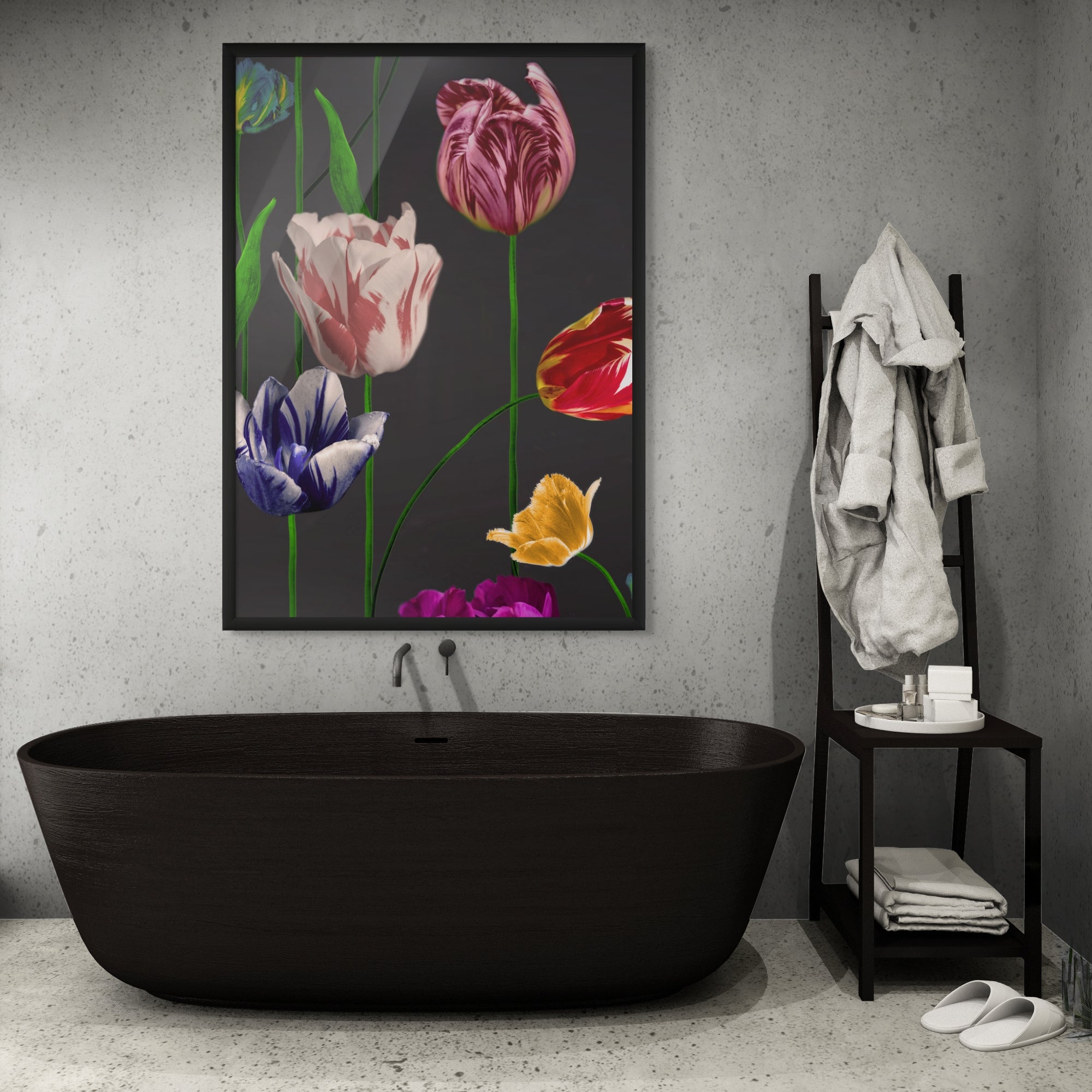 Blooming Tulips Artwork by Miss Lolo