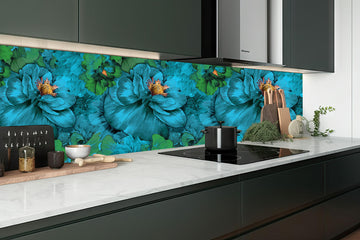 Tickled Blue Splashback