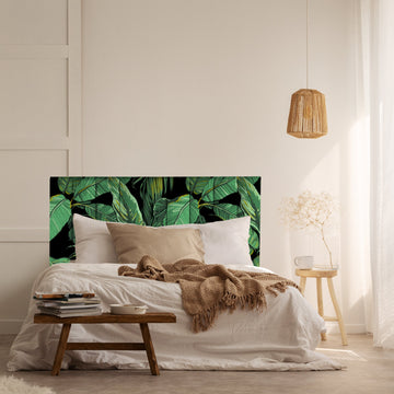 We have turned our gorgeous wallpaper; Leafy Greens into a gorgeous printed velvet. The headboard has simple vertical stitch lines, running the height of the headboard for added detail. The result is stunning!  All our headboards are made to order in Auckland, NZ, please allow 6-8 weeks for production.